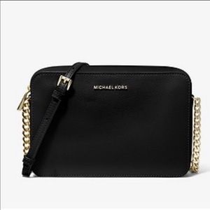 🔥MK Jet Set🔥Large Saffiano Leather Crossbody